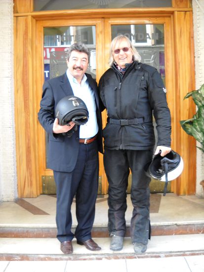 Der nette Besitzer des Hotels Soydan in Afyonkarahisar.