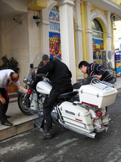 3 "Fachleute" befolgen Rolfs Anweisungen ...