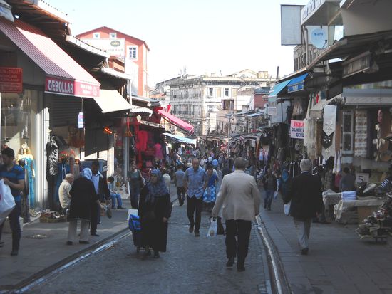 Wir sind in Istanbul.