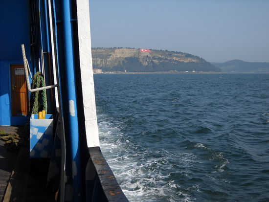 Auf der Fähre nach Canakkale
