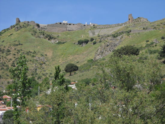 Blick auf die Akropolis von Bergama / Pergamon