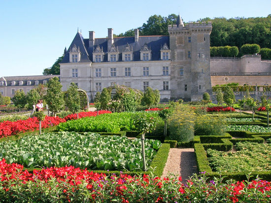 Chateau Villandry mit Gärten
