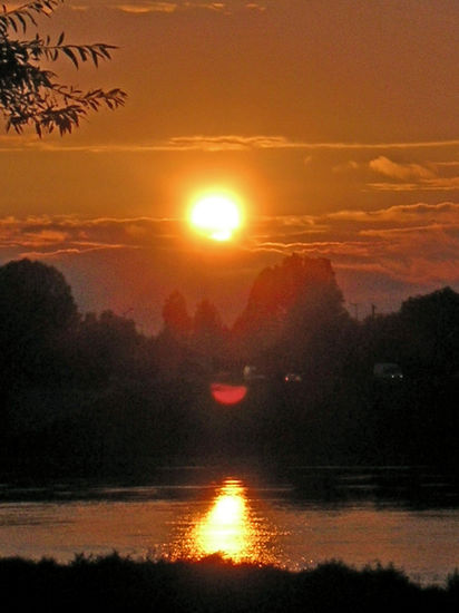 Sonnenuntergang in Chaumont-sur-Loire