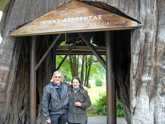 Endlich hat mal jemand ein Foto von uns beiden gemacht.