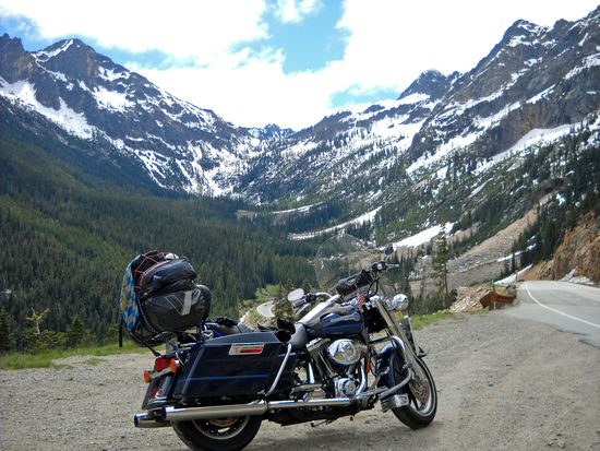 Auf dem North Cascade Highway - Washington Pass, 1.669 m.