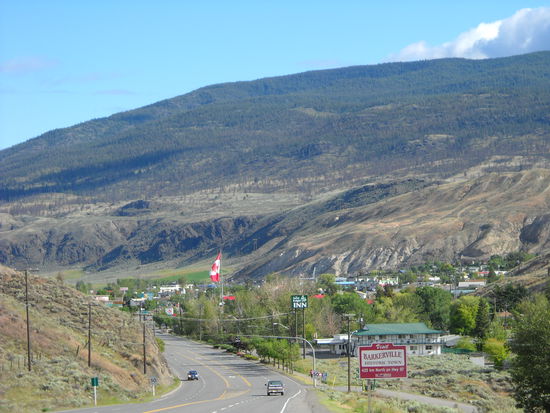 Wir verlassen Cache Creek, einen ehemaligen Goldgräberort, Richtung Barkerville.
