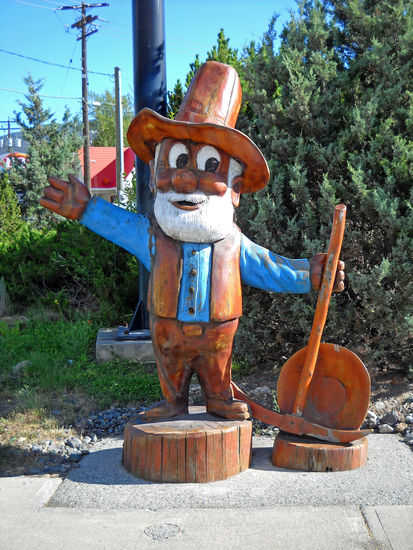 Ein "Miner" - das Wahrzeichen von Cache Creek.