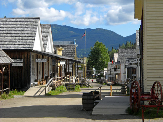Barkerville, Mainstreet - 127 historische Gebäude sind hier zu sehen.