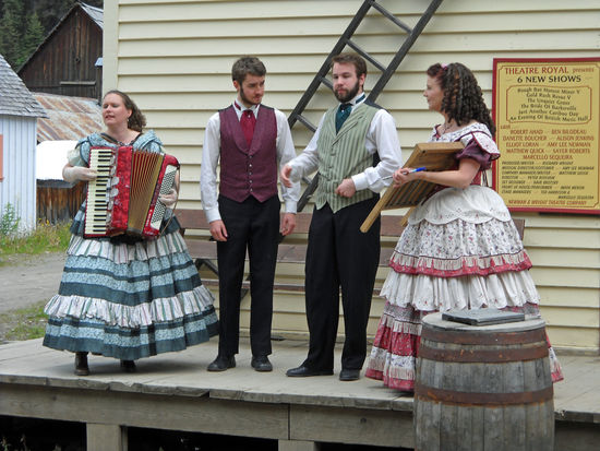 Barkerville: Täglich finden hier Theateraufführungen statt.