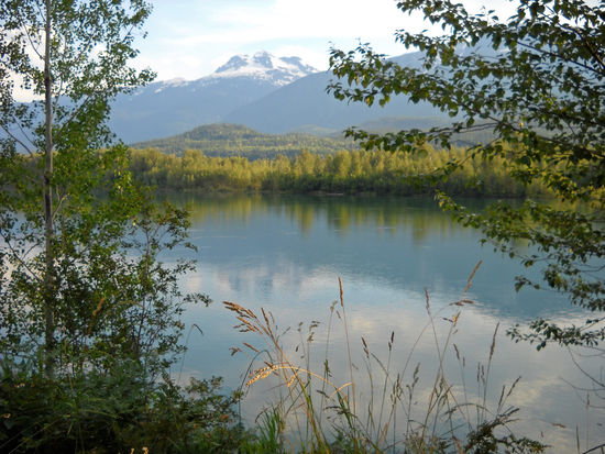 Wir kommen nach Revelstoke, am Columbia River gelegen.