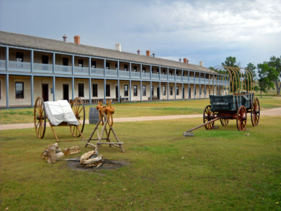 Fort Laramie - Unterkünfte der einfachen Soldaten.