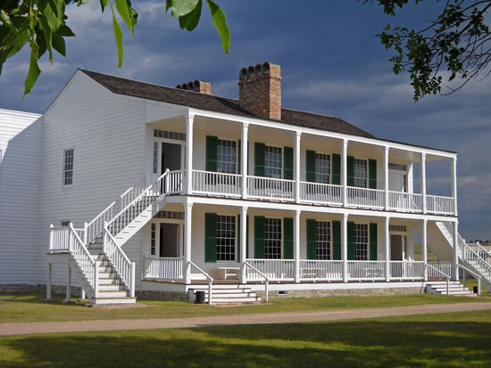 Fort Laramie - Unterkunft der höher gestellten Soldaten.