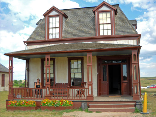 Fort Laramie - Haus eines Offiziers. Hier läßt sich gut leben. Das Innere des Hauses ist restauriert und original eingerichtet.