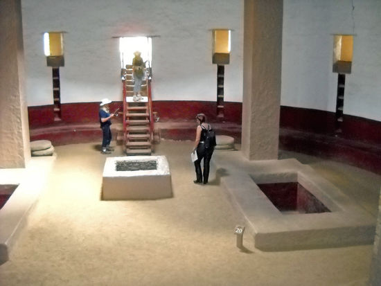 Im Aztec Ruins National Monument ist alles restauriert und mit vielen Informationen versehen.