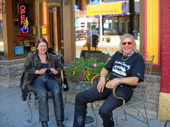 In Salida auf der Mainstreet ist eine Pause in diesem schönen Cafe ein "Muß".