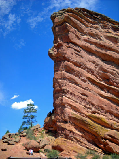 "Ship Rock" im Red Rock Park bei Morrison
