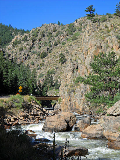 Am Poudre River entlang