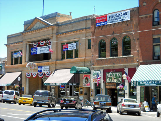 Mainstreet in Prescott - ein Bummel lohnt sich.