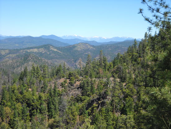 Einsame Landschaft bei Forest Glen am HW 36 - Californien.