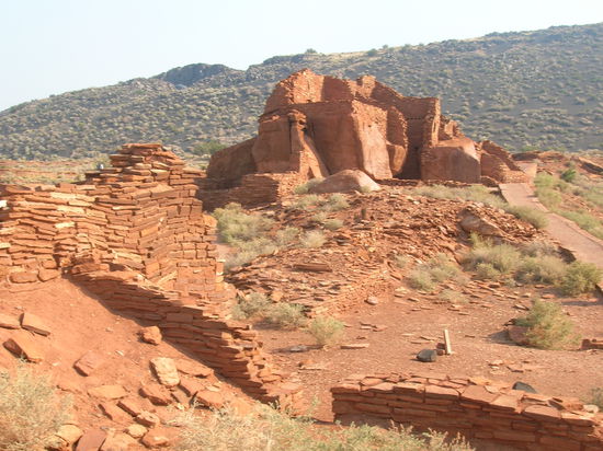 Wupatki und Sunset Crater Volcano National Monuments - Arizona.