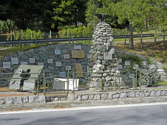 Colle di Nava - Gedächtnisstätte für Gefallene