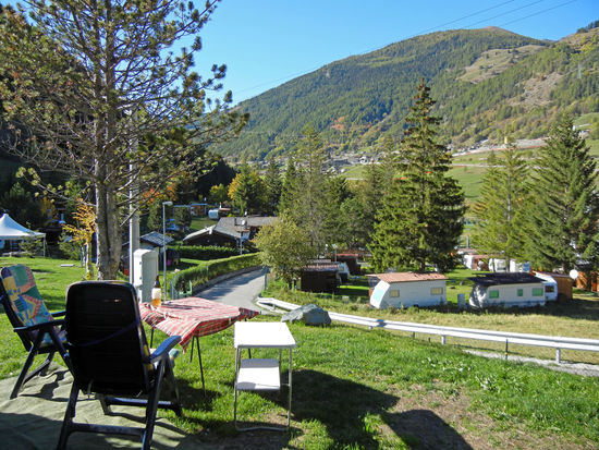 Blick vom Campingplatz Le Tunnel - dieser Platz ist nur zu empfehlen.