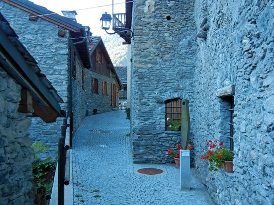 Etroubles - die alten Häuser sind wunderschön restauriert