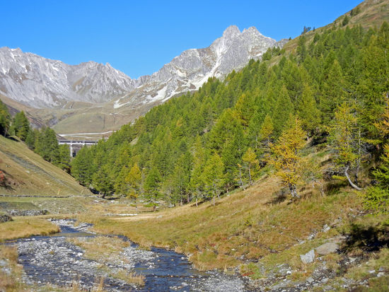 Auf der Großen St. Bernhard Pass-Straße - Aosta-Tal