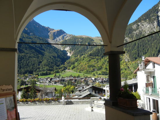 Courmayeur im Aosta-Tal