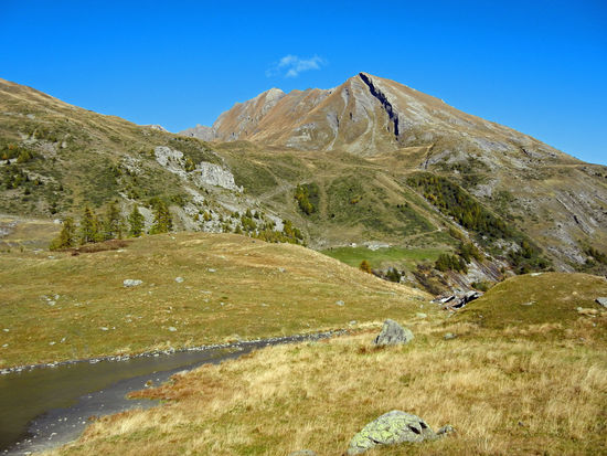 Auf dem Weg zum Kleinen St. Bernhard Pass