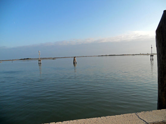 Blick von Burano aus ....