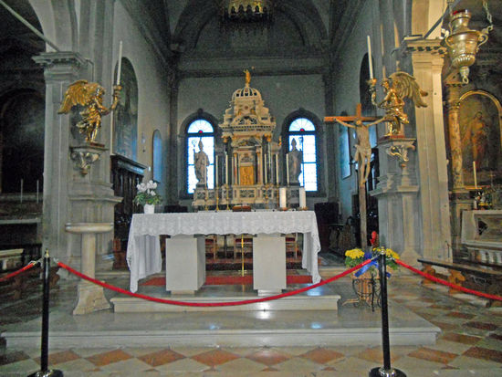 Burano - Die Kirche San Martino Vescovo haben wir besichtigt