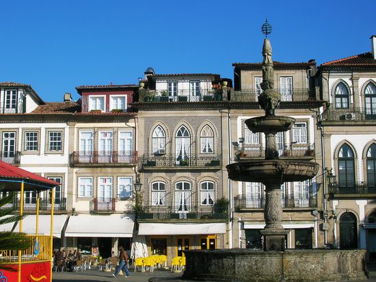 Ponte de Lima - Der Hauptplatz Chafariz