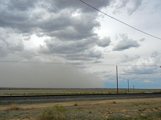 Unwetter naht - wir müssen "fliegen"