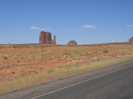 Monument Valley in Sicht