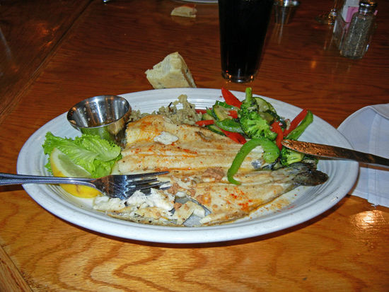 Forelle war sehr  lecker