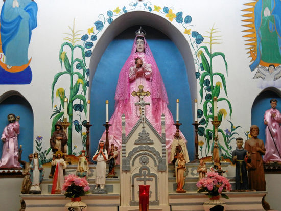 Kirche im TAOS Pueblo