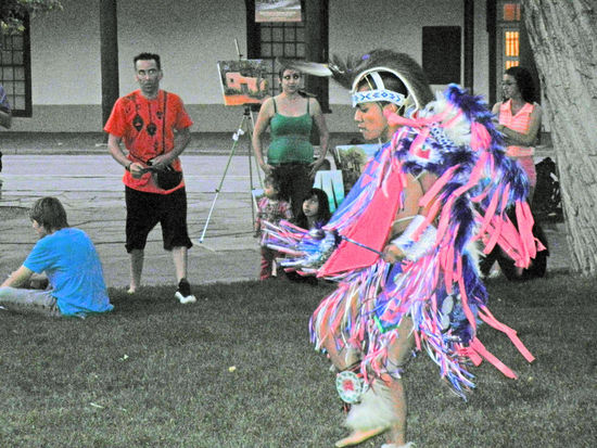 Santa Fe - junger Hopi beim Tanz