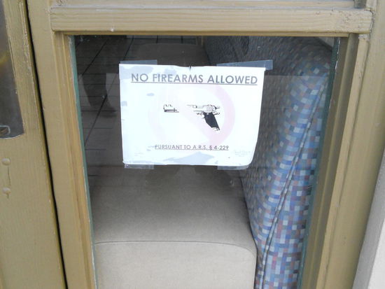 Gesehen am Country Folks Restaurant in Tucson