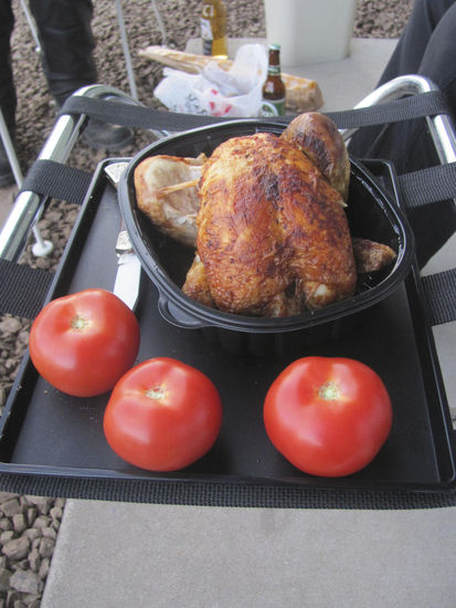 Picknick am Abend - besser als Fastfood