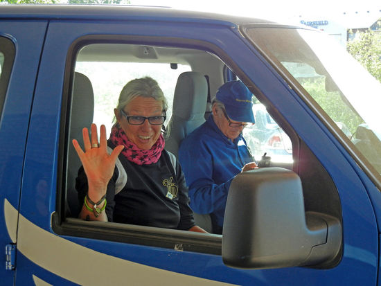 Verabschiedung von Doris - sie war eine tolle Mitfahrerin