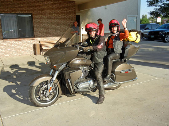 Rita und Chris fahren nach South Carolina zu ihrem Sohn. Wir hatten ein gute Zeit mit ihnen.