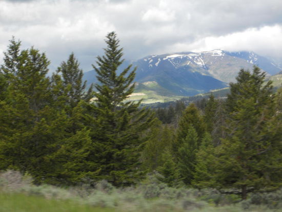 Im Gebirge schneit es