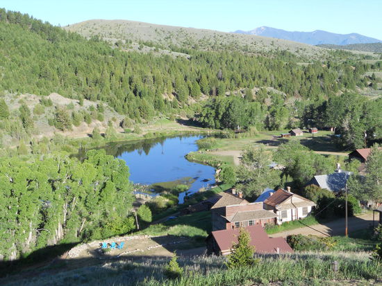 Blick von Reds Haus über Virginia City
