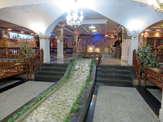 Speisesaal im Hotel Jamshid in Kermanshah