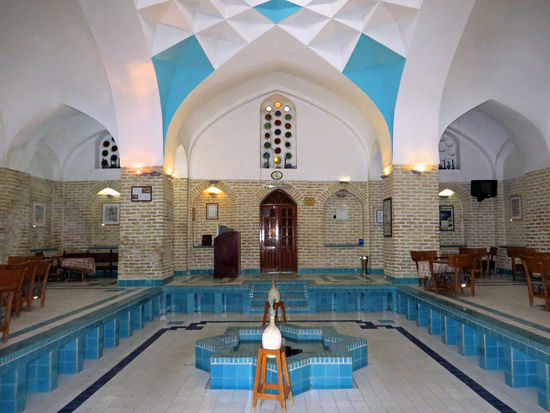 Yazd - Restaurant Hamam-e Khan - Dies ist ein ehemaliges Badehaus von 1797.
