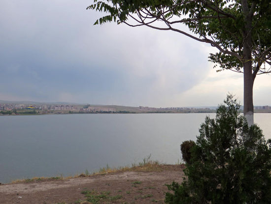 Schorabil Lake in Ardebil