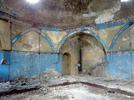 In einem der alten Badehäuser in Kars - leider lässt man sie total vergammeln.