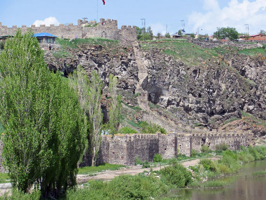 Blick auf die Zitadelle von Ardahan