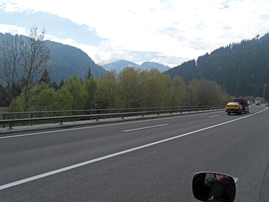 Fahrt durch die Kalkalpen - Österreich